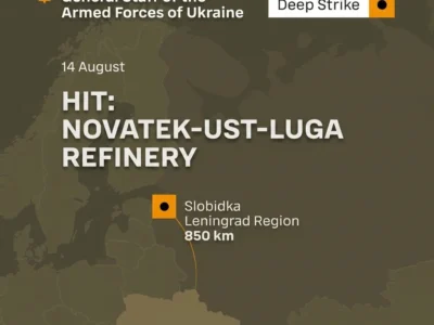General Staff Reveals Details of Strike on NOVATEK-Ust-Luga: Fire Breaks Out at the Facility