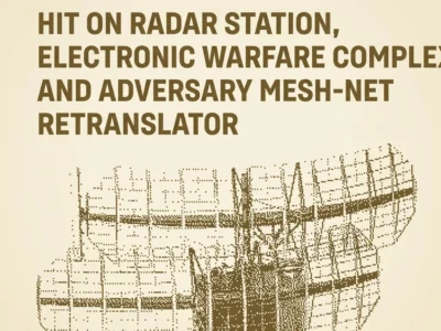 Bryansk region in flames: radar station, electronic warfare system and MESH network repeater hit on enemy territory