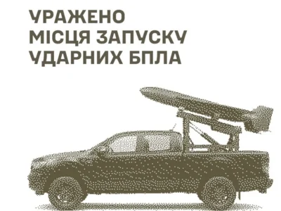 Уражено місце запуску ударних БПЛА та пункт управління російських військ— Генштаб ЗСУ