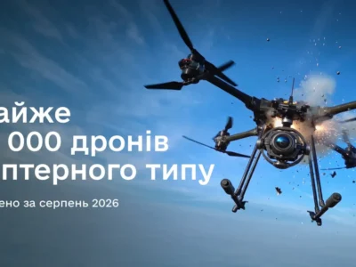 Десятки тисяч знищених дронів, зміна географії ударів по рф: результати єБалів за серпень