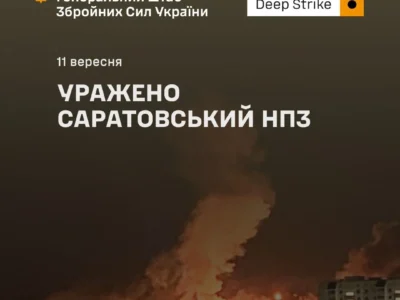 Сили оборони вдарили по Саратовському НПЗ: на заводі спалахнули пожежі