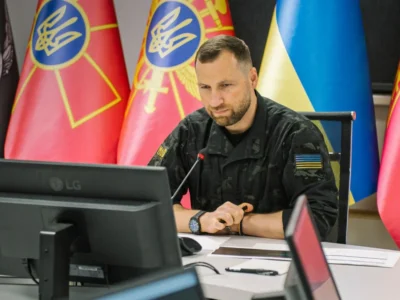 Yevhenii Khmara and Catherine Vautrin Discuss Strengthening Ukraine’s Air Defence and Countering Shaheds