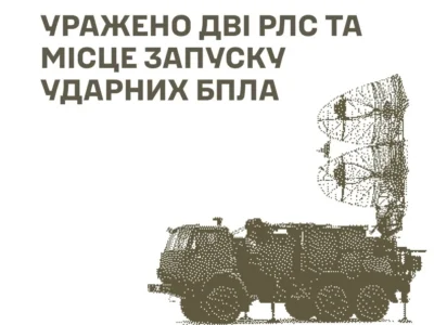 Сили оборони уразили ворожі РЛС «Каста» та П-18, а також місце запуску БПЛА противника