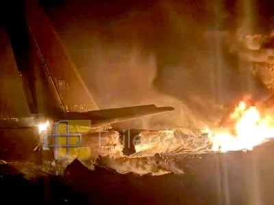 В Амурській області рф розбився російський військовий літак: на борту було семеро осіб