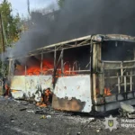 Щонайменше 12 людей загинули унаслідок російського удару по рейсовому автобусу в Краматорську