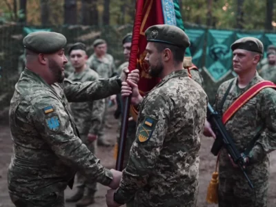 92 ОШБр очолив Сергій Свідерський: йому передали бойовий прапор бригади