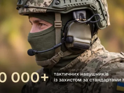 40 тисяч тактичних навушників, посилені технічні вимоги: АОЗ повністю законтрактувала потребу ЗСУ на 2026 рік
