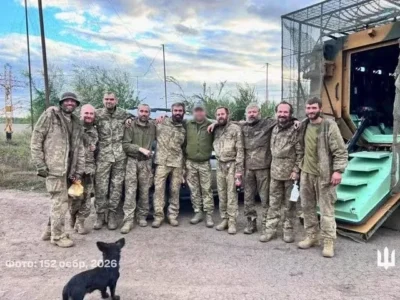 Дев’ятьох вивели, дев’ятьох завели: понад 100 військових забезпечили ротацію в 152 ОЄБр