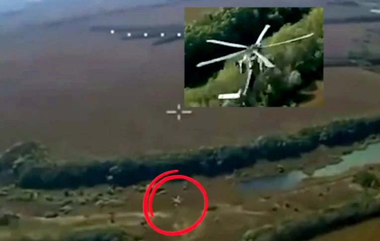 Мінус Мі-28: «Прибульці» збили FPV-дроном ворожий гелікоптер 
