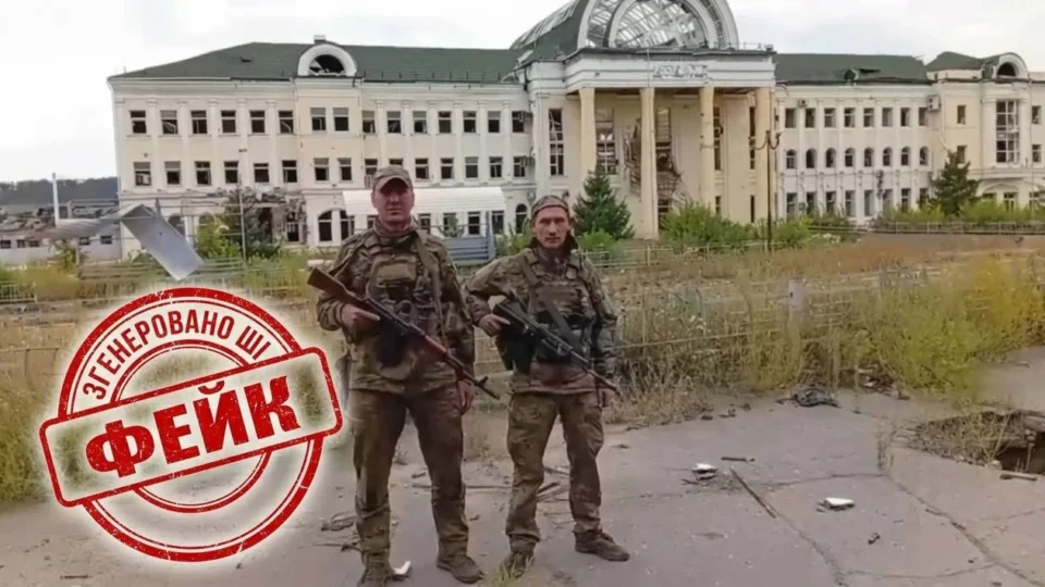 Росіяни «захопили» вокзал у Куп’янську-Вузловому за допомогою ШІ — але забули про реальний стан будівлі